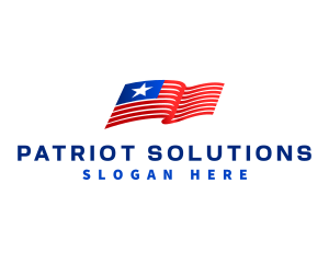 Patriot - American Patriot Flag logo design