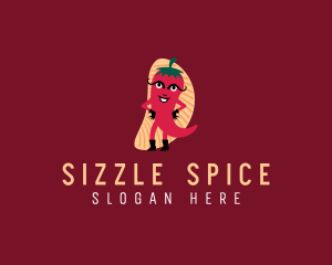 Mexican Chili Restaurant logo design