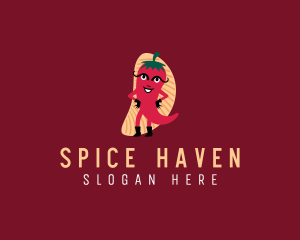 Mexican Chili Restaurant logo design