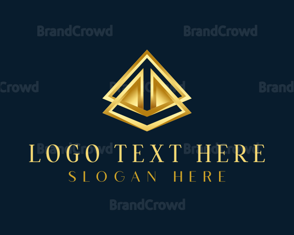 Finance Elegant Pyramid Logo