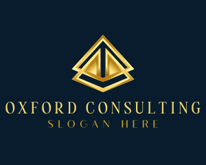  Finance Consulting Pyramid  logo design