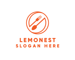 Orange Diner Letter S Logo
