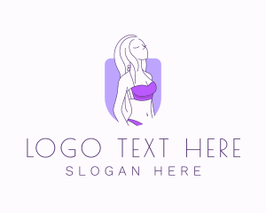 Wax - Fashion Swimsuit Apparel logo design