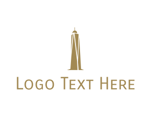 Land Developer - Building Tower Skyscraper logo design