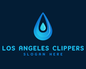 Purified - Blue Aqua Fluid logo design
