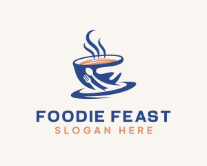 Hot Soup Restaurant logo design