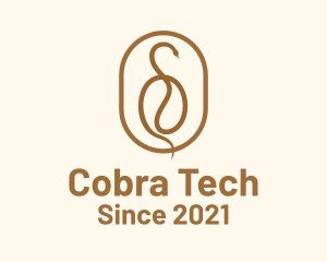 Cobra - Coffee Bean Snake logo design