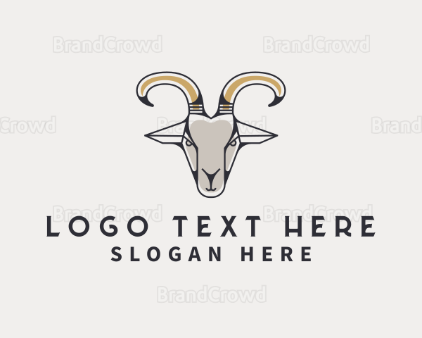 Goat Ranch Horn Logo