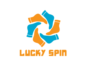 Socks Spin Cleaning logo design