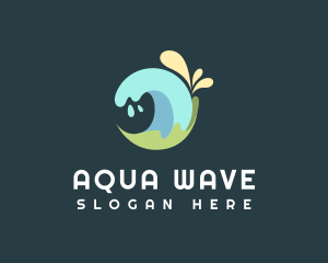Tidal - Wave Resort Beach logo design