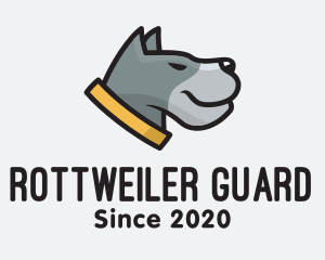 Rottweiler - Veterinary Hound Dog logo design