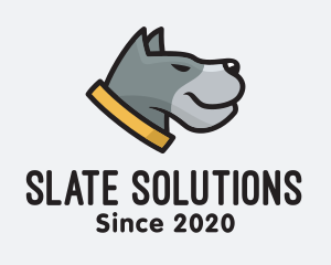 Grey - Veterinary Hound Dog logo design