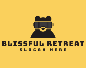 Vision - Bear VR Gaming logo design