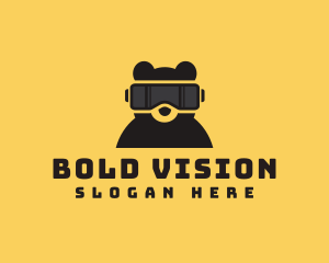 Bear VR Gaming logo design