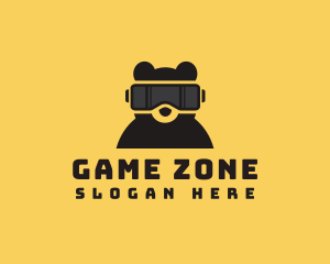 Bear VR Gaming logo design