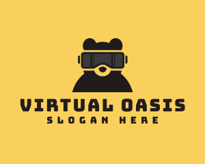 Bear VR Gaming logo design