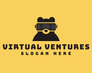 Bear VR Gaming logo design