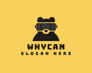 Character - Bear VR Gaming logo design