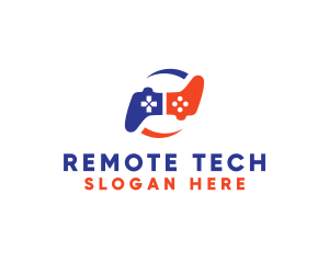 Remote - Game Controller Switch logo design