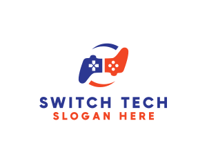 Switch - Game Controller Switch logo design