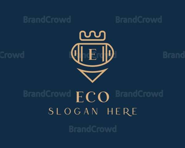 Elegant Crown Jewelry Logo