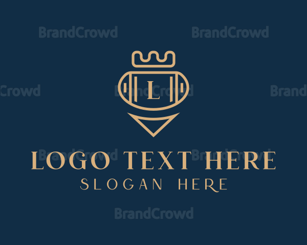 Elegant Crown Jewelry Logo