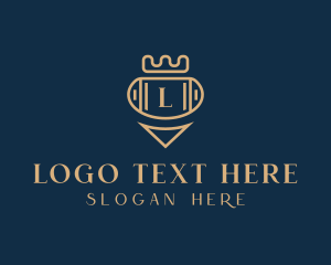 Luxury - Elegant Crown Jewelry logo design