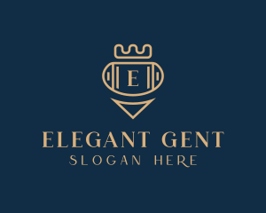 Elegant Crown Jewelry logo design