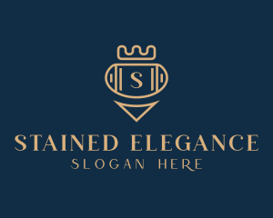 Elegant Crown Jewelry logo design