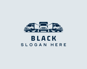 Trailer - Blue Trucking Company logo design