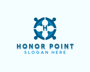 Non Profit People Organization logo design