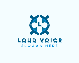 Non Profit People Organization logo design