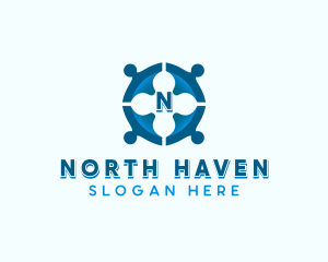 Non Profit People Organization logo design