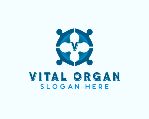 Non Profit People Organization logo design