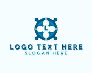 Collaboration - Non Profit People Organization logo design