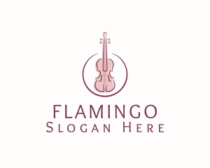 Violin String Music Instrument Logo