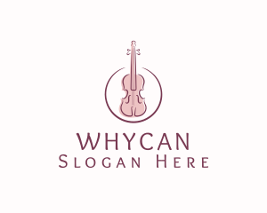 Violin String Music Instrument Logo