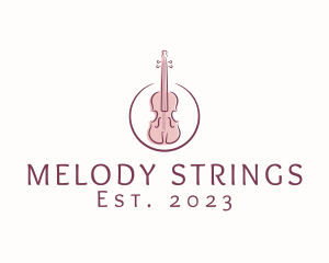 Violin - Violin String Music Instrument logo design