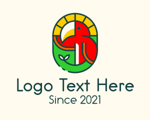 Bird Sanctuary - Wild Toucan Mosaic logo design