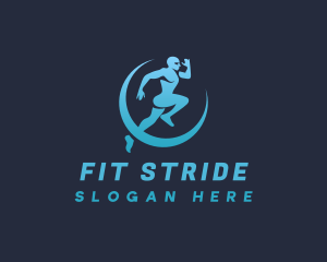 Jog - Jogging Man Exercise logo design