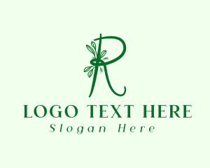 Elegant - Natural Elegant Letter R logo design