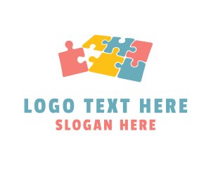 Learning - Puzzle Learning Toy logo design