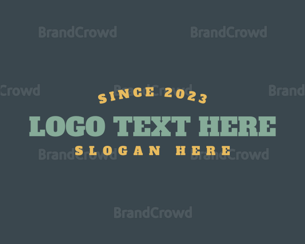 Retro Brand Business Logo