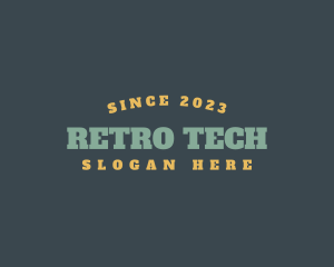 Retro Brand Business logo design