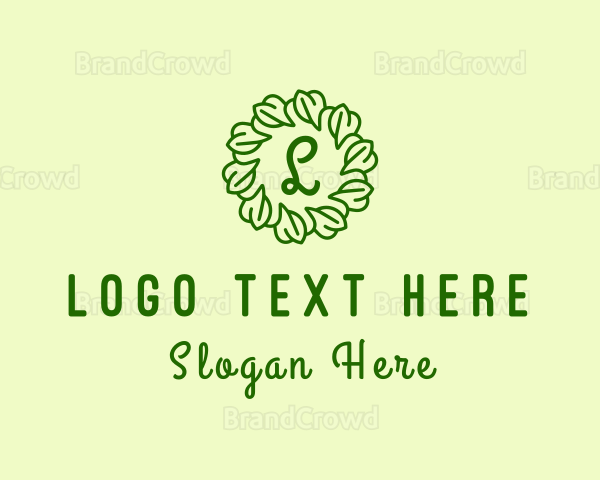 Ornament Leaf Vines Logo