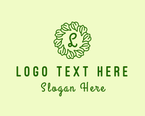 Plantation - Ornament Leaf Vines logo design