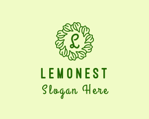 Ornament Leaf Vines Logo