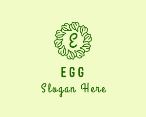 Organic Products - Ornament Leaf Vines logo design