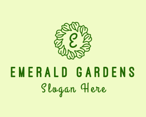 Ornament Leaf Vines logo design