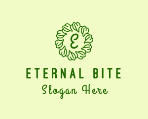 Ornament Leaf Vines logo design